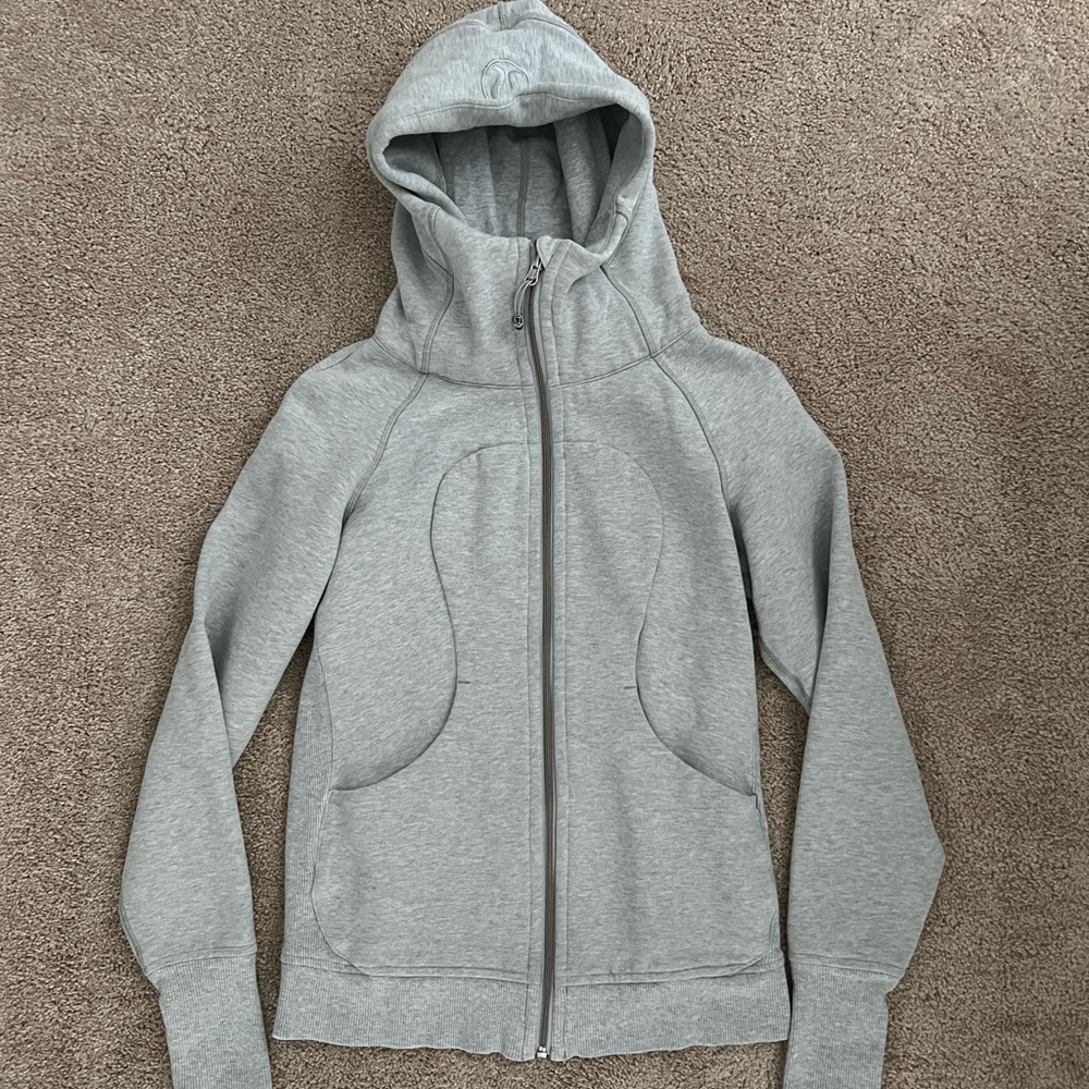 lululemon athletica Gray Hoodie Jacket